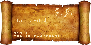 Flas Jagelló névjegykártya